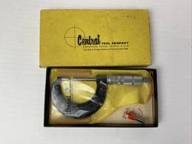 28lc Central Tool Company Disc Brake Micrometer Carbide Facet .300 Inch - 1.300