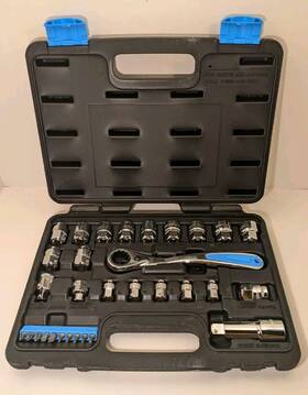 39101 Channellock Channel Lock 32 Pc Ultra Access Socket And Ratchet Set