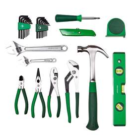 Character 850037407484 13-piece Premium Home Tool Set With Hammer Wrenches Pliers Scre