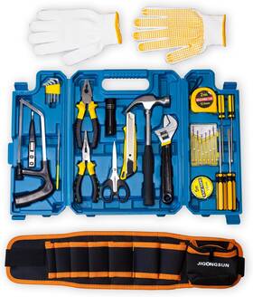 China 445015773731 Tool Kit For Home And Belt Toolbox Include 32pc Complete Box Set