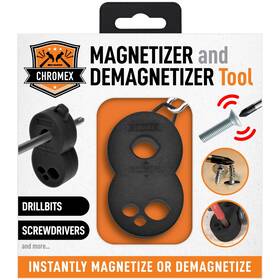 Chromex 812376012323 Magnetizer Demagnetizer Tool For Screwdrivers And Bits With Carabiner Hook Fo
