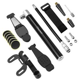 G164846hqylshtd Clispeed Mini Bike Pump Kit Portable Frame Puncture Repair Fits