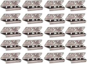 239-s & Co. 445045810826 #239-s Metal Clips For Pirelli 2 Inch Rubber Webbing - 20 Pcs