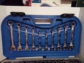 30485 Companion Vtg - Socket Wrench Mixed Tool Set Hand Kit With Case