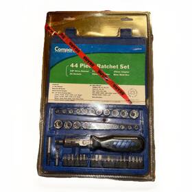 30544 Companion Vintage Nos Sears 44 Piece Ratchet Set #30544 - New Unopened Sealed
