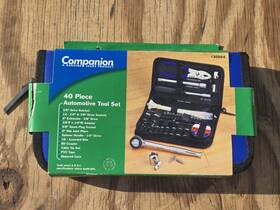 30564 Companion Nos Sears 40 Piece Automotive Tool Set 3/8 Inch Drive Ratchet With Case