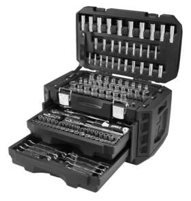 Hhmts414 Consumer Products Mechanics Tool Set Multiple Drive Chrome Finish 215 Pcs Free Ship