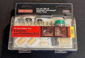 Craftsman 080596024413 24 Pc. Rotary Cleaning And Polishing Set-923660-new