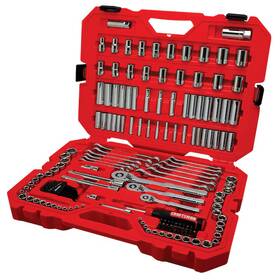 Craftsman 313101875836 Craftsman159-piece Standard Sae And Metric Chrome Mechanics Tool Set With Hard Case