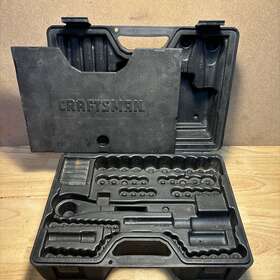 33327 Craftsman Usa Mechanic Tool Set Case Only Socket Wrench Read