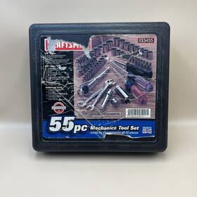 33455 Craftsman Sears 55 Piece Mechanics Tool Set Ratchet Sockets 9 Usa