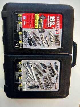 933893 Craftsman 33893 190 Pc Mechanics Tool Set #933893 Usa Made 1/4 Inch 3/8 &1/2 And Metric