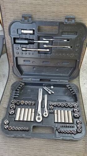 34102 Craftsman Vintage Usa Mechanics Tool Set 1/4 Inch And 3/8 Dr Metric Sae Fast Ship