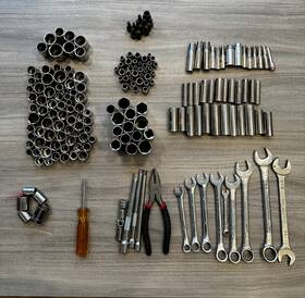 36190 Craftsman Craftsman/ Other Mix Mechanics Tool Set Incomplete 190 Pieces