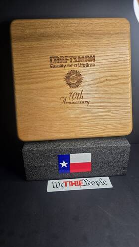 41997 Craftsman Usa Professional Tool Set 14kt Gold 70th Anniversary Collectors