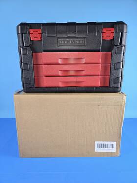 Craftsman 689280674981 450-piece Mechanics Tool Set Metric Sae 3 Drawer Case Only Empty