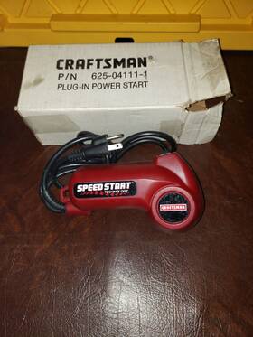 7185953 Craftsman Speed Start Corded Plug In Power Model 85951 Red New Open Box