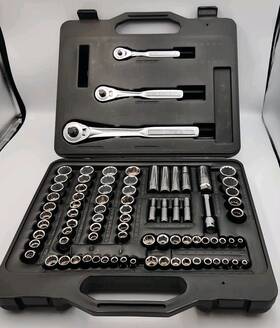Craftsman 744759545039 Nos 82pc 1/4 Inch 1/2 3/8 Drive Ratchets And Various Sockets With Case