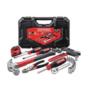 Craftsman 885911653732 57 Piece Household Mixed Tool Set With Hard Case Brand New