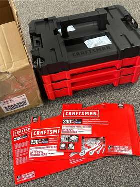 Craftsman 885911881098 Versastak Mechanics Tool Set 230 Pcs Sae/metric New