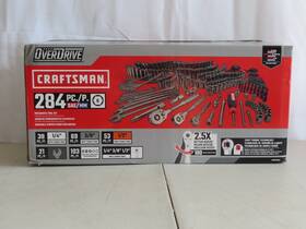 Craftsman 885911882316 Overdrive Mechanics Tool Set 284 Pieces- Nos Gunmetal Full Polish