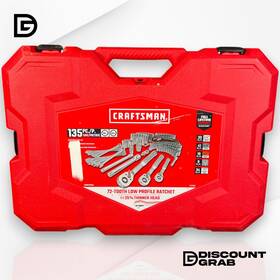 Cmmt12124 Craftsman 885911929035 Low Profile Mechanics Tool Set 135pc