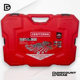 Cmmt12125 Craftsman 885911929462 159-piece Standard Sae And Metric Mechanics Tool Set