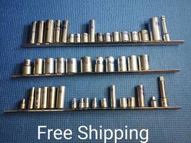 9-33159 Craftsman Vintage 44 Pc Sae/metric With Holders 1/4 Inch 3/8 1/2 Drive S.details