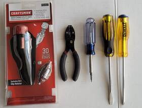 931937 Craftsman Dewalt Stanley Tool Lot Insulated Slip Joint Pliers 6 N 1 Screwdriver
