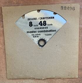 932496 Craftsman Vintage Sears Kromedge Master Combo 8 Inch Saw Blade Made In Usa