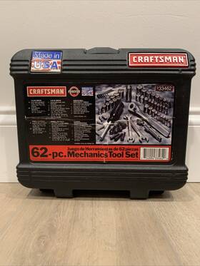 933462 Craftsman Usa 62 Piece Mechanics Tools Set 9 33462