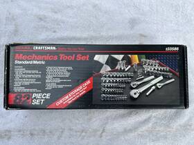 933586 Craftsman New 82 Piece Mechanics Tool Set Sae/metric 6pt/12pt
