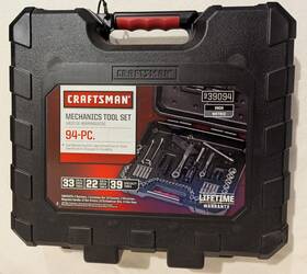 939094 Craftsman 94 Pc Mechanics Tool Set #939094 Sae Metric - New Usa