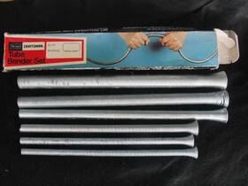 955411 Craftsman Vtg Sears Metal Tool Set Of 6 Spring Type External Tube Benders