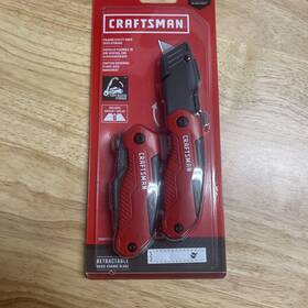 Cmht10936 Craftsman Folding Retractable Knife 2 Pack -
