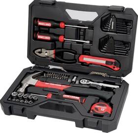Cmht81747 Craftsman 57 Pc Sae Household Tool Set Hammer Screwdriver Ratchet Hard Case