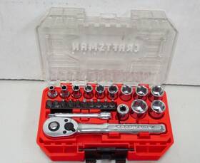 Cmmt12010 Craftsman 24 Pc 1/4 Inch Metric Mechanics Tool Set