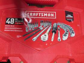 Cmmt81747 Craftsman Cmmt12017 48 Pc. Sae/metric 1/4 Inch Dr. Mechanics Tool Set