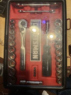 Cmmt12018 Craftsman Crafstman 40 Pieces Mechanics Tool Set