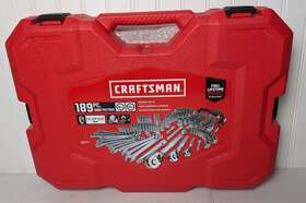 Cmmt12034 Craftsman 189 Piece Mechanics Tool Set Sae Metric Socket Complete