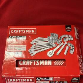 Cmmt12119 Craftsman 47-piece Mechanics Tool Set Sae / Metric Soft Storage