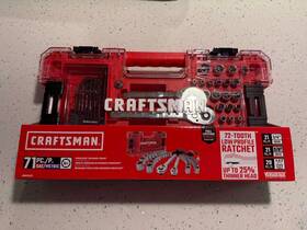 Cmmt45171 Craftsman Versastack Mechanics Tool Set 1/4 And 3/8 Inch Drive 71 Piece Cmmt4