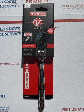 Cmmt86322v Craftsman V-series 3/8 Inch Drive Flex Head Ratchet 96 Teeth