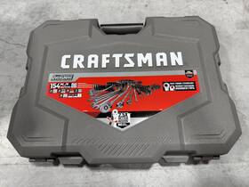 Cmmt99154l Craftsman Overdrive 154-piece Gunmetal Chrome Mechanics Tool Set Standard Sae/metric New