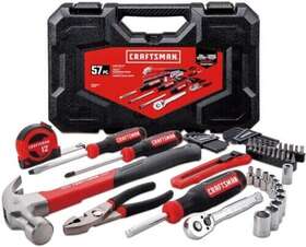 Cmmt99446 Craftsman Home Tool Kit Set Mechanics Repairs Improvement Handyman 57-piece Pack Complete
