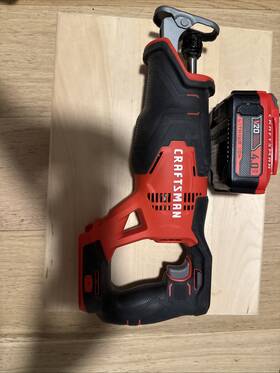Dcmcs300 Craftsman Used Less Than Twice Sawsall. Along Comes 4 Amp Battery