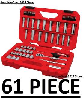 Mocmmt45161l Craftsman Cmmt45161l 3/8-in Drive Low Profile Mechanics Tool Set 61pc New Us