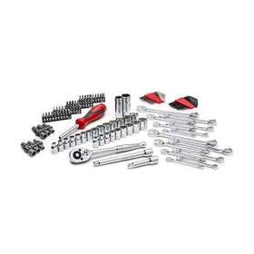 Crescent 037103328410 3/8 Inch Drive 12-point Standard Metric Mechanics Tool Set With Case 128-piece