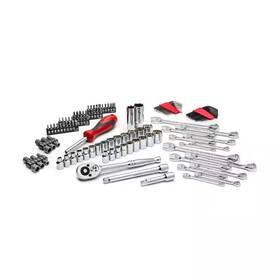 128-pie Crescent 445003763768 3/8 Inch Drive 12-point Standard Sae/metric Mechanics Tool Set With Case