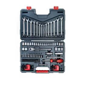 128-pie Crescent 705353306426 3/8 Inch Drive 12-point Standard Sae/metric Mechanics Tool Set With Case